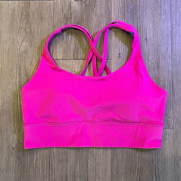 lululemon athletica Other - Lululemon Energy Bra Long Line Ripened Raspberry